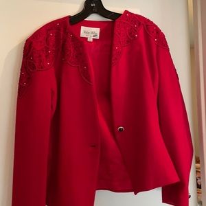 Nolan Miller red jacket